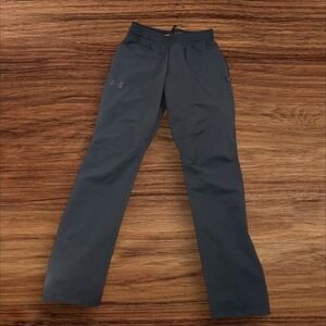 Under Armour Men's black Fitted Warm Up Athletic Training Pants